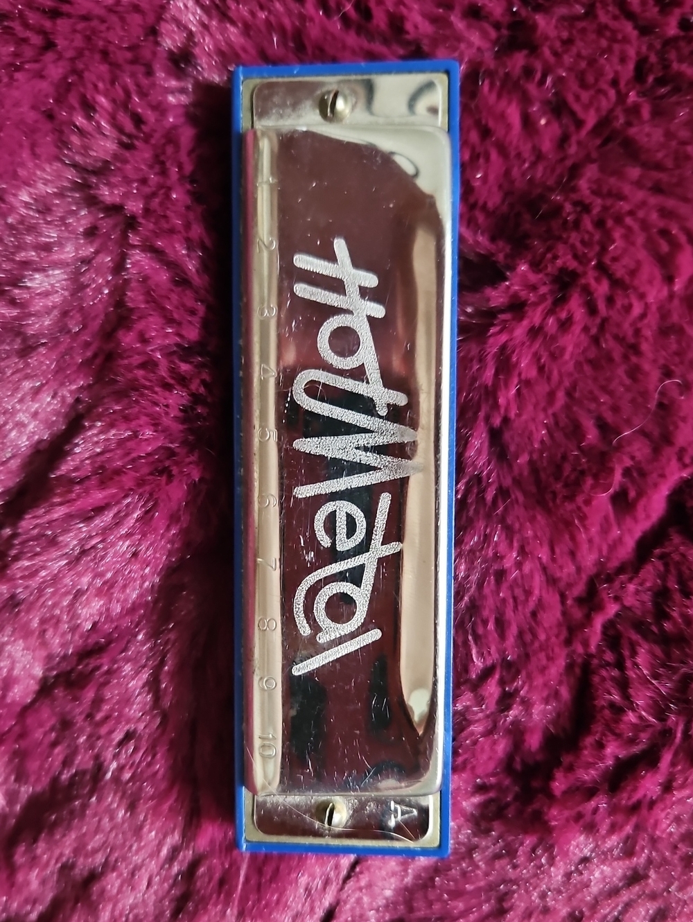 HOT METAL/KOCH Harmonica, 10 Hole Key Of C (West Germany) VINTAGE/ EUC